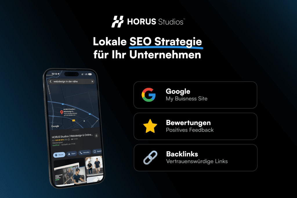 Lokales SEO Google HORUS Studios